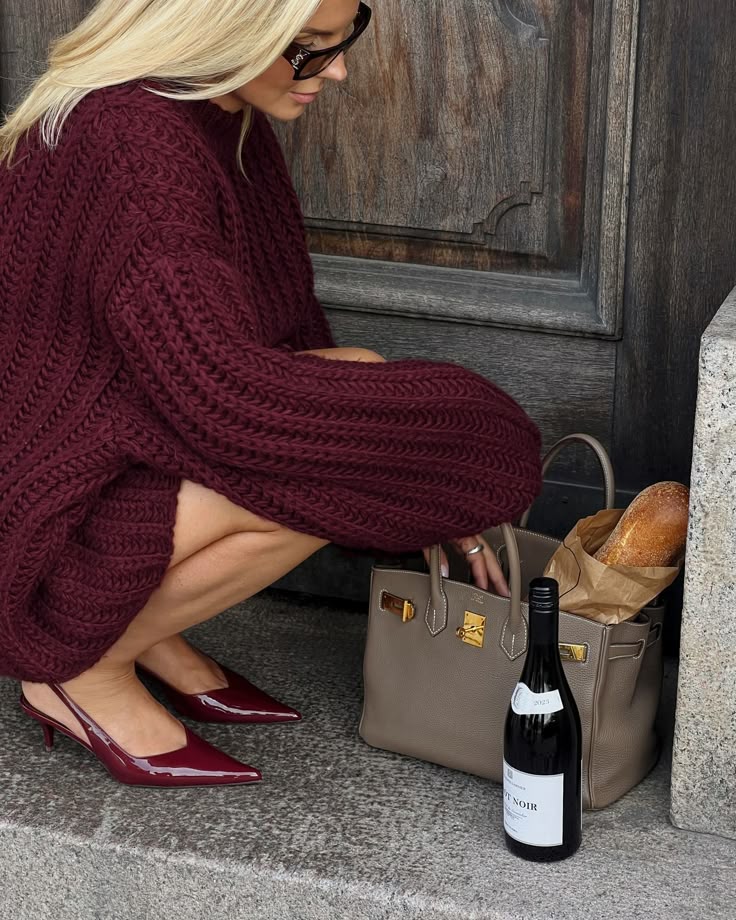 burgundy aesthetic